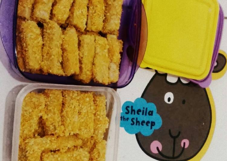 Cara buat Nugget ikan tenggiri (mpasi 9m) yang lezat dan Mudah Dibuat