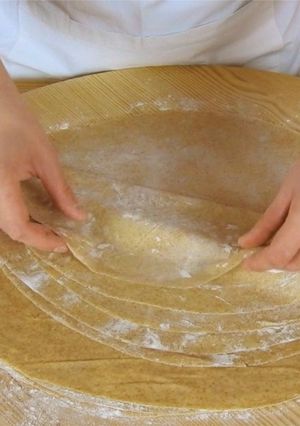 A picture of Whole Wheat Phyllo (Filo) Recipe with Olive Oil.