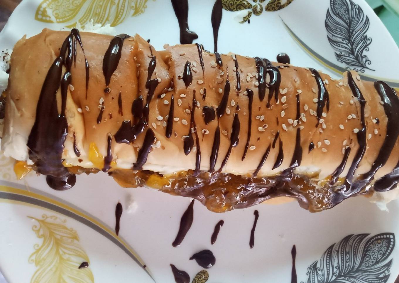 ðŸŠOrange Nutella tiger ðŸ… burger