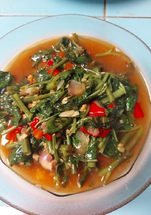 Foto resep Kangkung saos padang