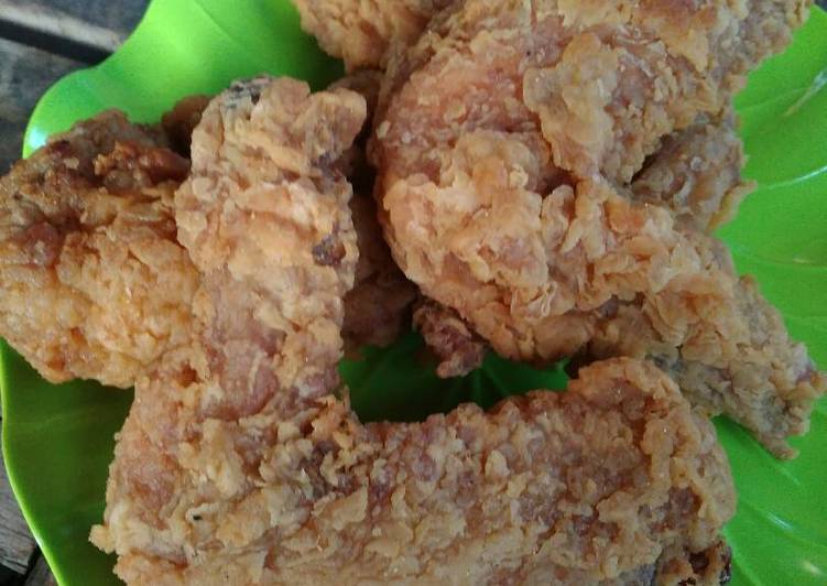 Resep Ayam Goreng Tepung (kriuk banget) #indonesiamemasak Anti Gagal