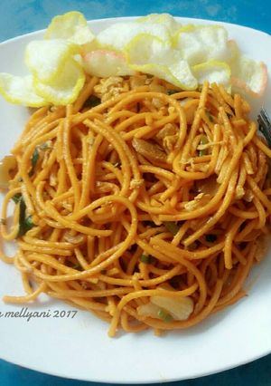 Foto resep Mie gomak pedas khas medan 🍝