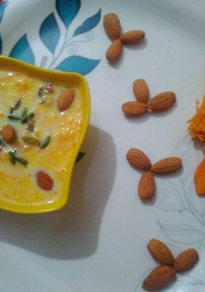 A picture of Carrot pudding.