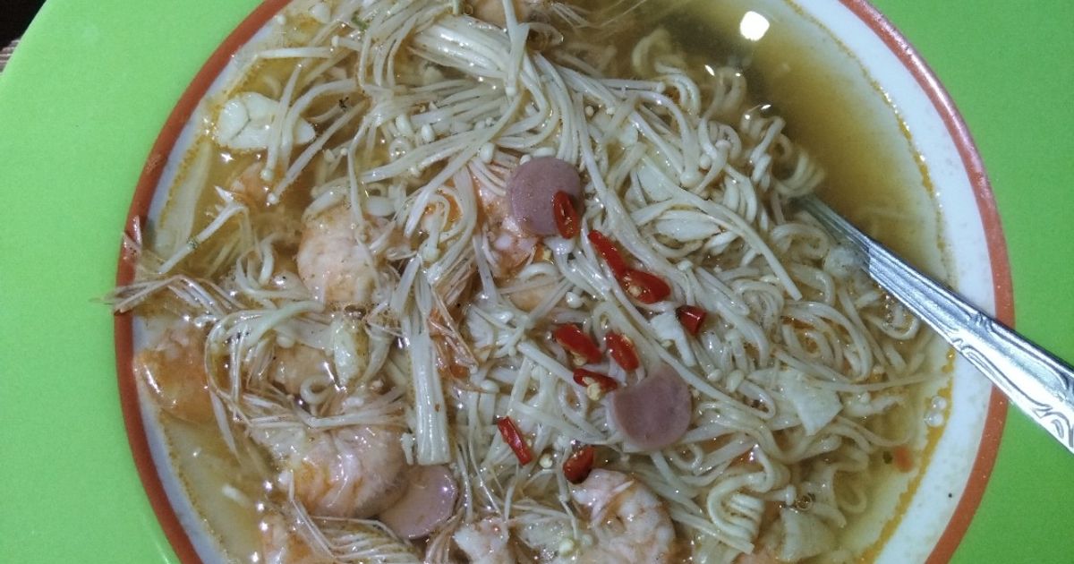 1178. Mie Udang Kuah Enoki