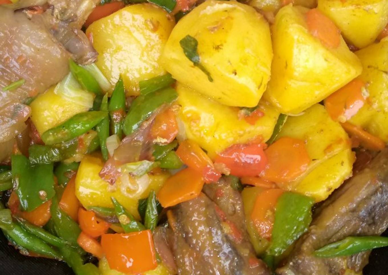 Potatoes and Chicken