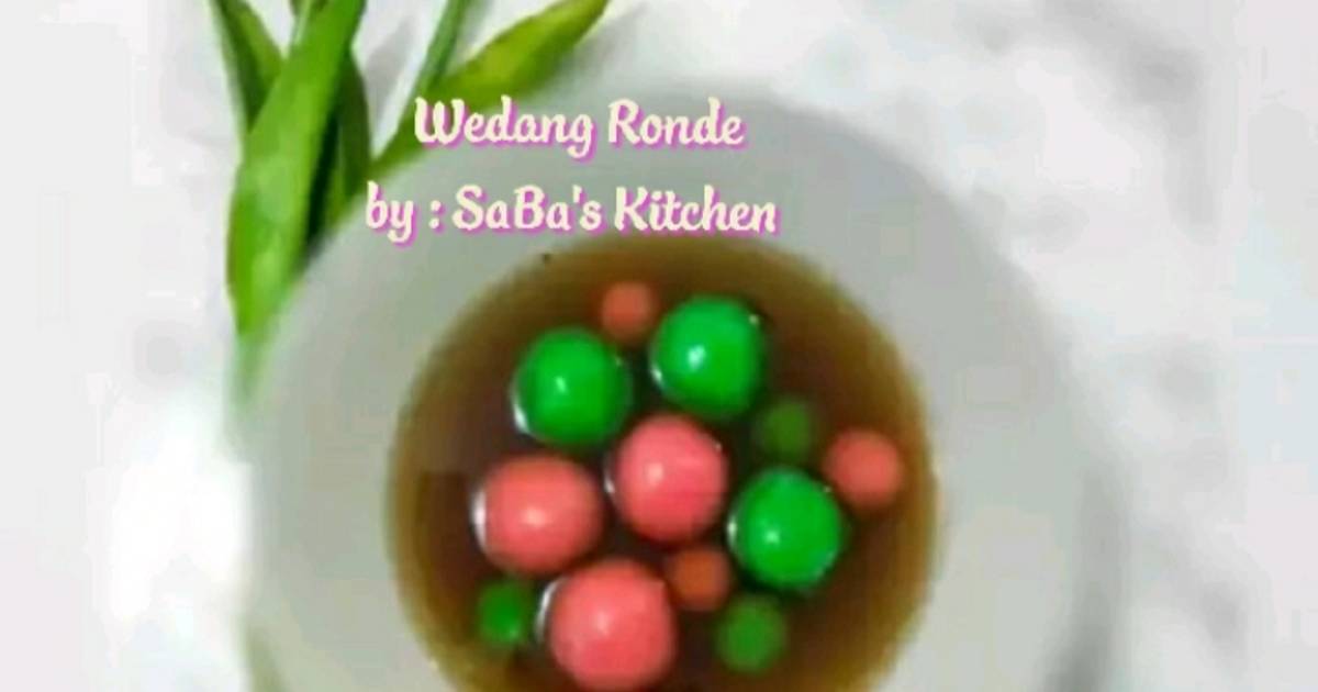 Wedang Ronde Bunga 30 resep wedang ronde modifikasi enak dan mudah - Cookpad