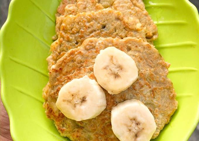 Resep Pancake oatmeal menu diet sehat yang Enak Banget