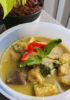 รูปของ แกงเขียวหวานไก่ใส่เลือด