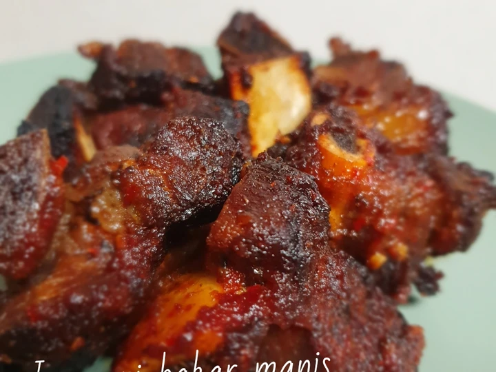 Langkah Gampang Menyiapkan Resep Iga sapi bakar manis-oven Anti Ribet, Lezat Sekali