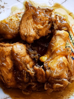 Una foto de Pollo a la cerveza