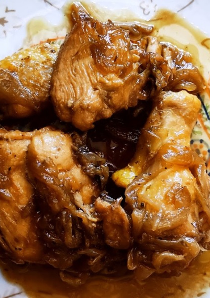 Una foto de Pollo a la cerveza