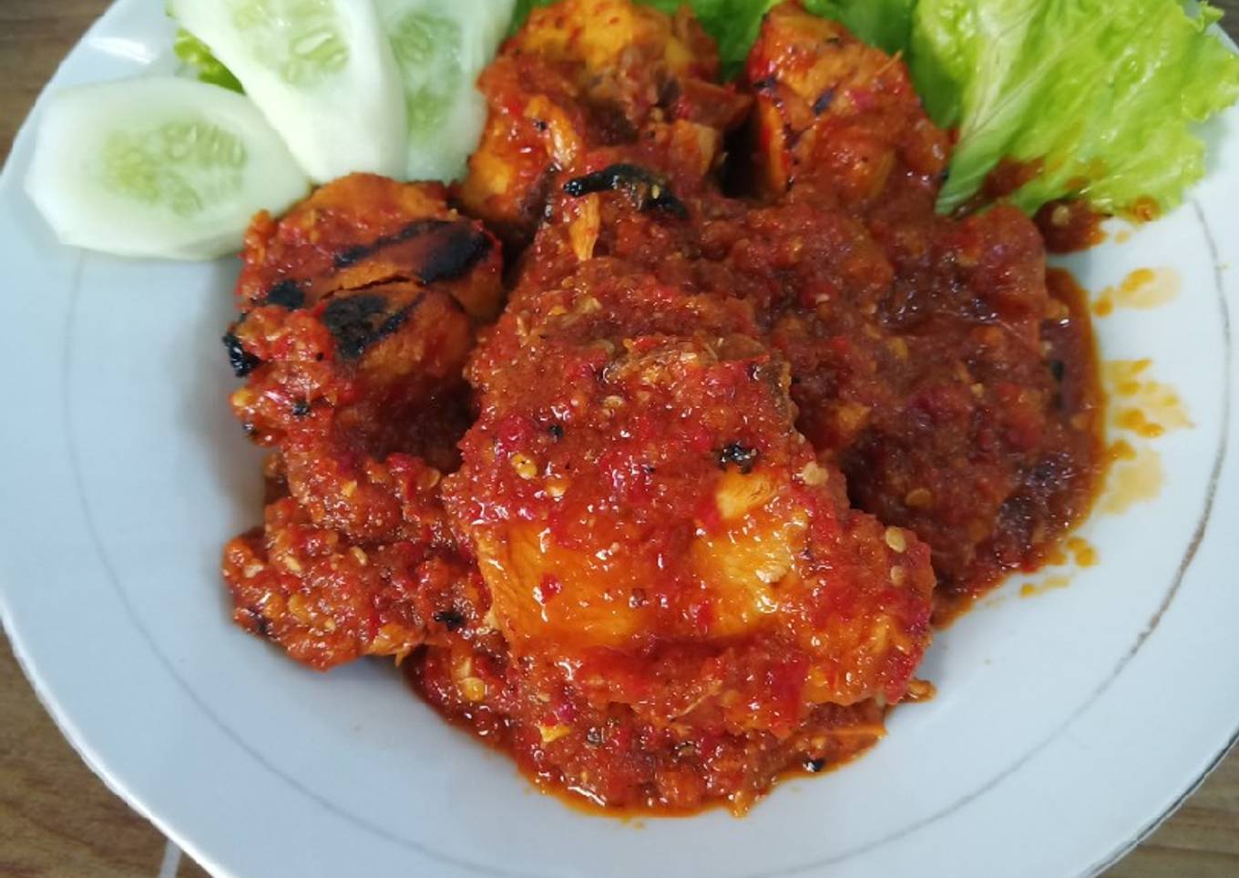 Ayam panggang bumbu merah