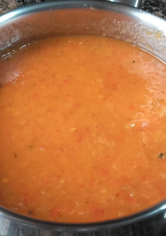 Una foto de Salsa de tomate casera