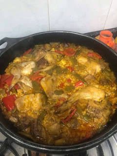Una foto de 219. Paella de carne de caza (principal paella)