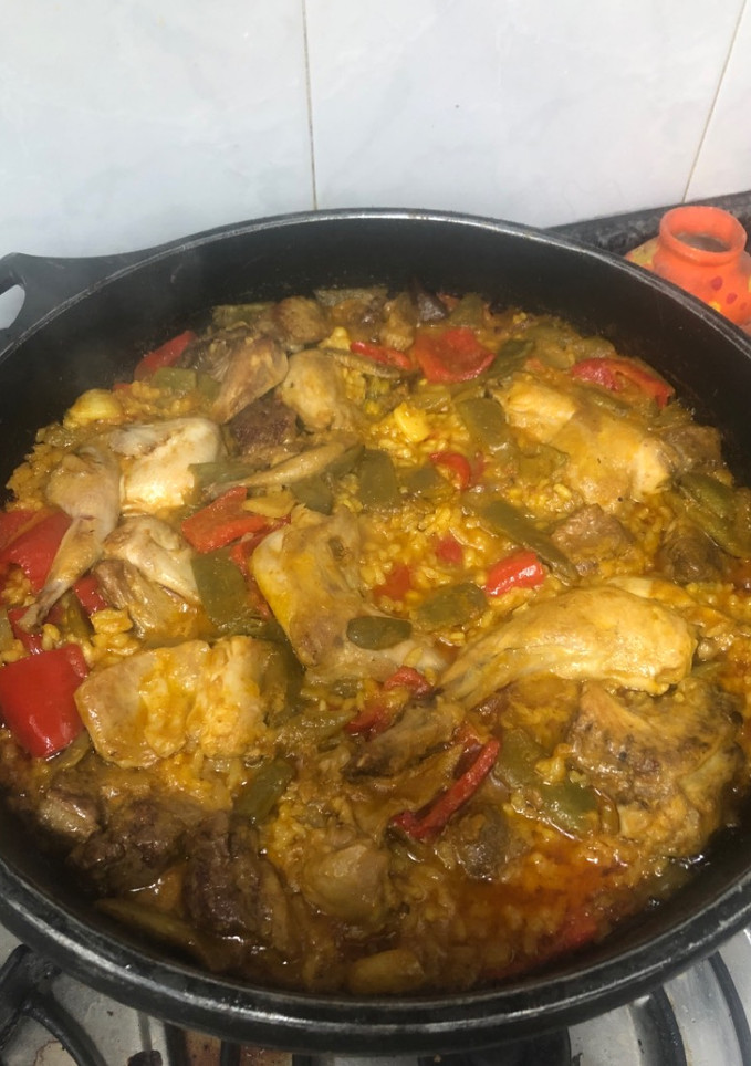 Una foto de 219. Paella de carne de caza (principal paella)