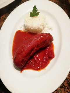 Una foto de Chorizos al vino tinto