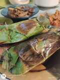 Nasi bakar Woku