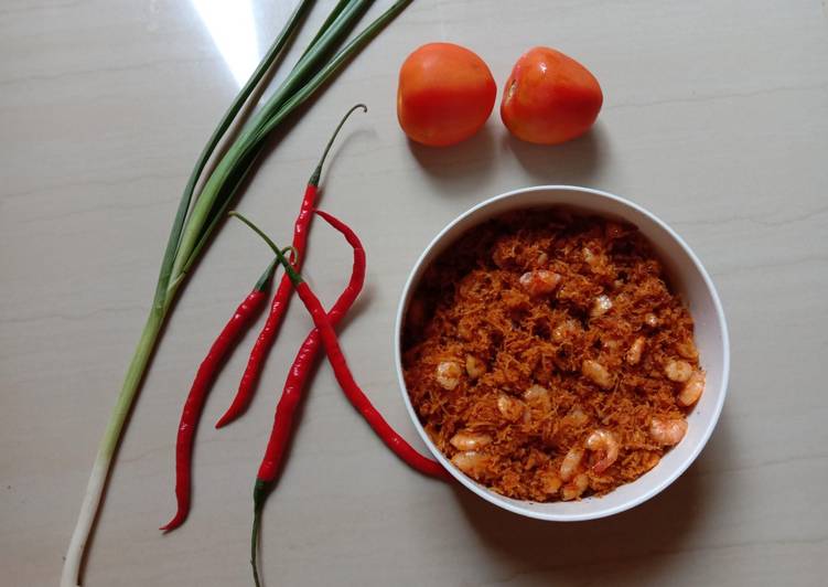 Resep Udang kelapa sangrai Anti Gagal