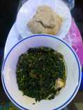 Vegetable soup with wheat....likes it