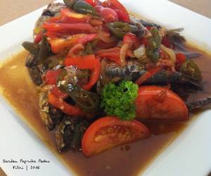 Resep Mudah Sarden Paprika Pedas Gurih Mantul