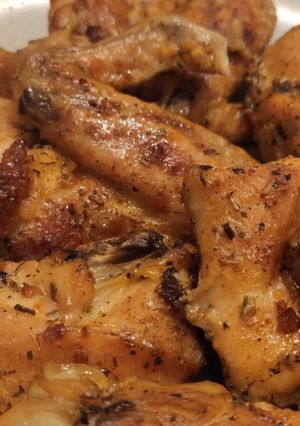 Sült csirke 🐔 husi hagymával és almával! 🙂 recept fotója