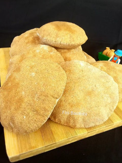 Una foto de Pan pita 100% integral
