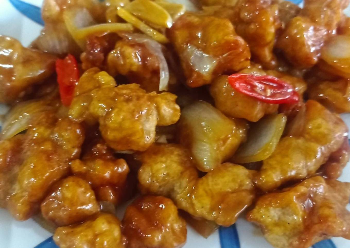 Ayam fillet saus mentega
