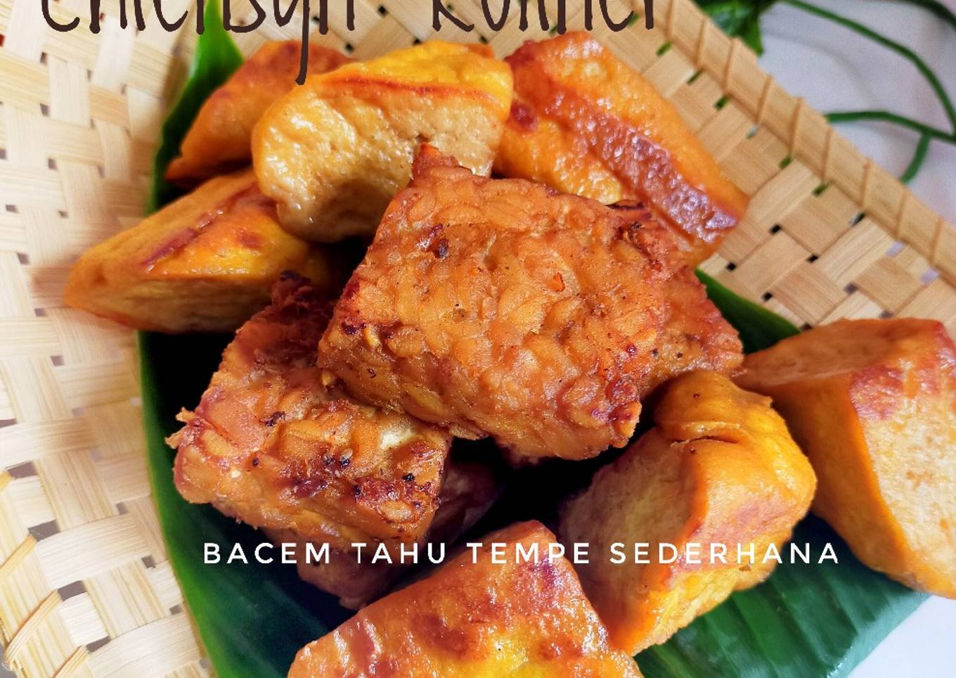 Bacem tahu tempe sederhana