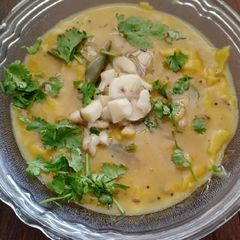 A picture of Dal dhokli.