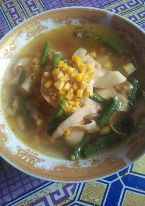 Foto resep Sayur rebung,jagung manis,kacang panjang