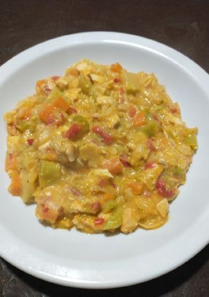 Una foto de Risotto de vegetales