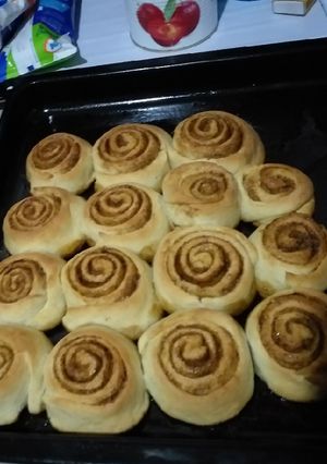 A picture of Cinnamon rolls.