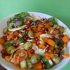 A picture of Butternut squash salad.