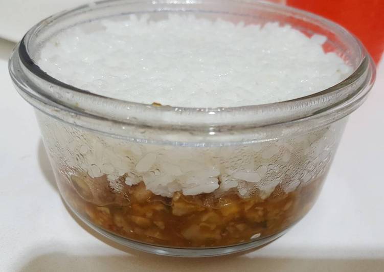 Resep Makanan Anak: Nasi Tim (b2,udang,hioko) Anti Gagal