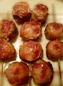 Bacon wrapped meatballs