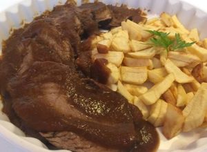 Foto principal de Pez de ternera con salsa de oporto