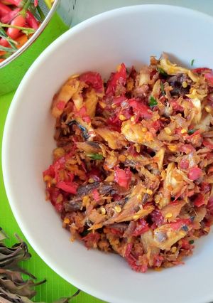 Foto resep Cakalang suwir pedas