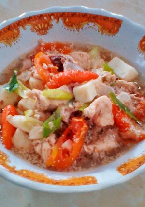 Foto resep Garang Asem Ayam & Putih Telur