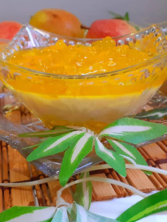 عکسی از دستور پودینگ با سس گلابی 🍐