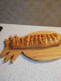 Strudel salato con cipolle e tonno