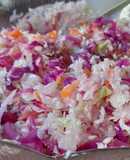 Coleslaw, ensalada de repollo y zanahoria