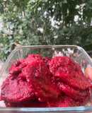 Ravioli in Beetroot sauce