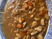 Una foto de pollo con almendras chino