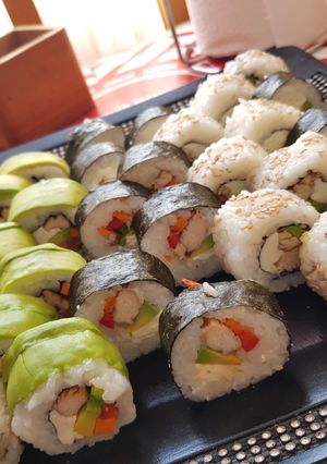 Una foto de Sushi