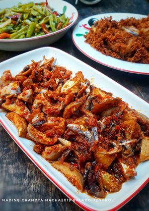 Foto resep Balado jengkol ikan asin pedas simple