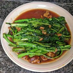 A picture of Oyster Sauce Greens.
