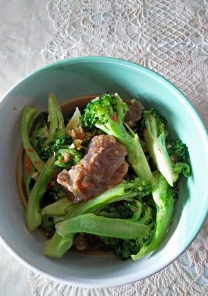 Foto resep Sauteed Broccoli meat sengkel