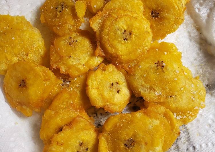 Easiest Way to Prepare Homemade Fried green plantains