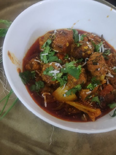 A picture of Winter Spoon Kathiyavadi undhiyu.