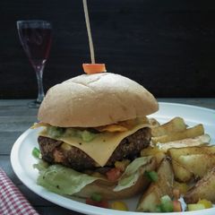 A picture of Veg Mexican Burger.